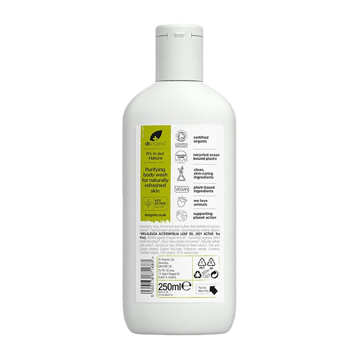 Dr. Organic Αφρόλουτρο με Tea Tree 250ml